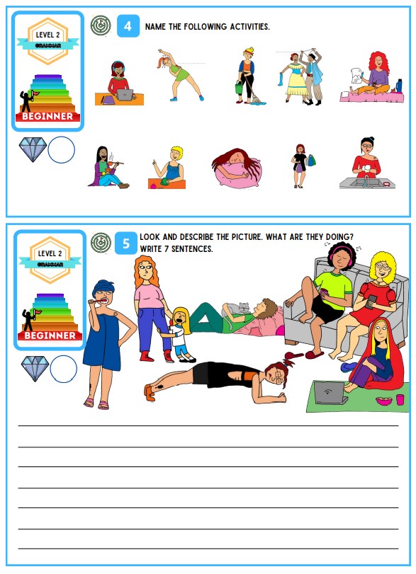 Practica verbos con imágenes originales y únicas!