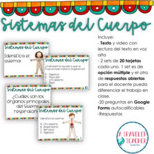 Los sistemas del cuerpo preguntas de comprensión