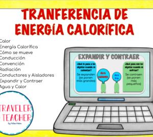 Transferencia energía calorífica cuaderno interactivo digital
