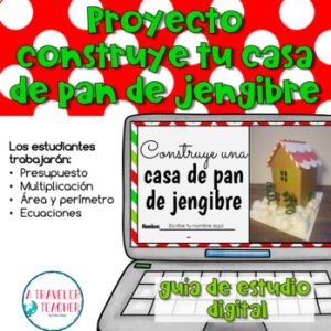 Proyecto Navidad Casa de Jengibre Práctica de matemáticas