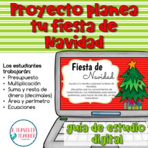 Proyecto Planea tu fiesta de Navidad Práctica de matemáticas