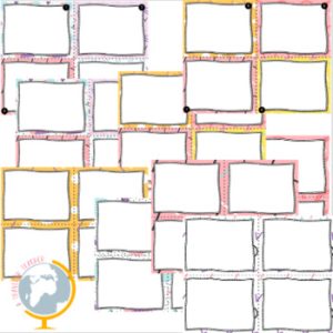 Task Cards Format Cheerful Set