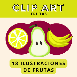 🍇 FRUTAS - ILUSTRACIONES / CLIP ART IMAGENES 🍑