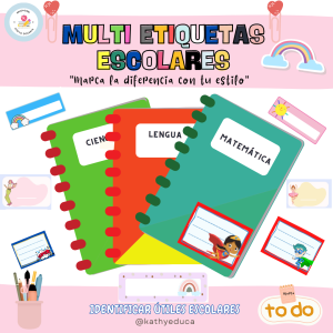 MULTIETIQUETAS ESCOLARES