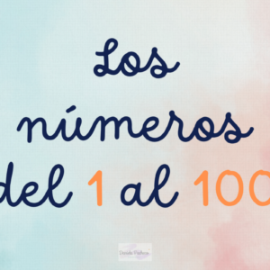 Números escritos del 1 al 100