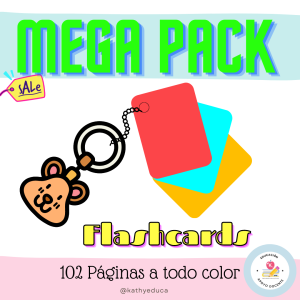 MEGA PACK DE LLAVEROS TEMÁTICOS FLASHCARDS