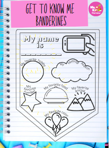 Banderín Get To Know Me