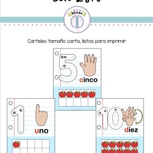Carteles de números en LSM