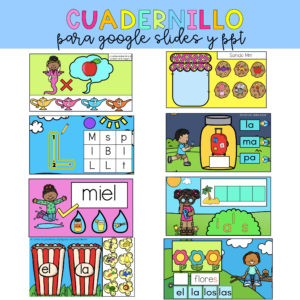 Cudernillo interactivo lectoescritura M-L-P-S