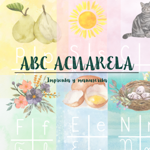 ABC acuarela (inglés)