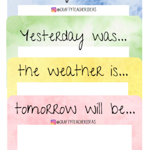 Daily routine flashcards