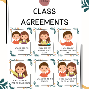 Posters "Class agreements"