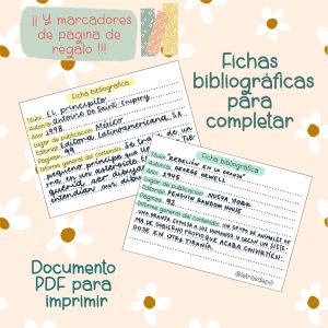 Fichas bibliográficas