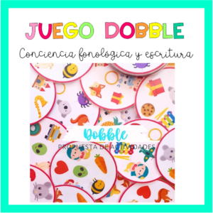Juego Dobble lectoescritura