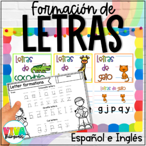 Formación de letras del abecedario | Letter Formation Posters