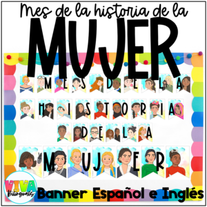 Mujeres Líderes | Women's History Month Banners in Spanish and English