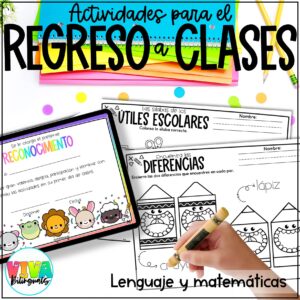 Regreso a clases | Back to school Activities in Spanish