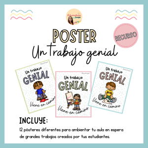 Póster “Un trabajo genial”