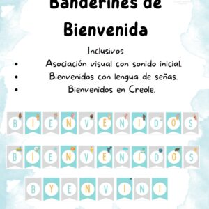 Banderines de Bienvenida Inclusivos