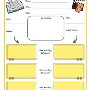 WORKSHEET: Compare and Contrast