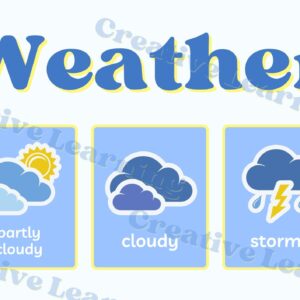 Clima Weather Flascards