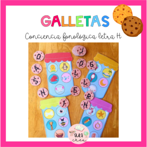 Galletas fonológicas, letra H