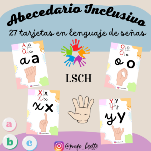 Tarjetas Abecedario Inclusivo