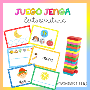 Jenga de lectoescritura
