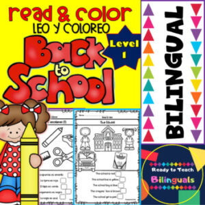 Back to School - Read & Color - Leo y coloreo - Vuelta a Clases
