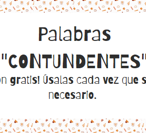 Palabras contundentes
