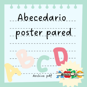 Alfabeto para pared