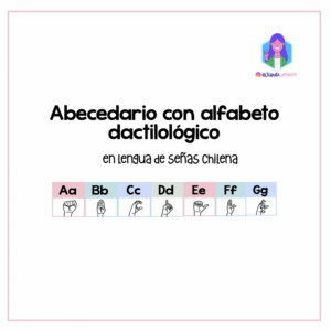Abecedario en Alfabeto Dactilológico LSCH