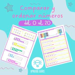 Comparar y ordenar números del 0 al 20