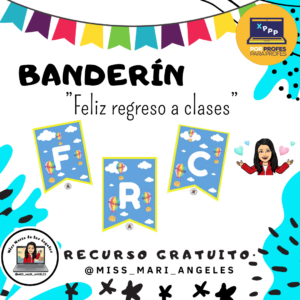 Banderín de regreso a clases