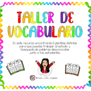 ✍ Taller de Vocabulario ✍ (6 plantillas)