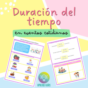 Duración del tiempo en eventos cotidianos