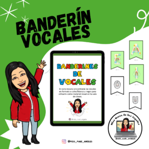 ✍ • Banderines de las vocales• ✍