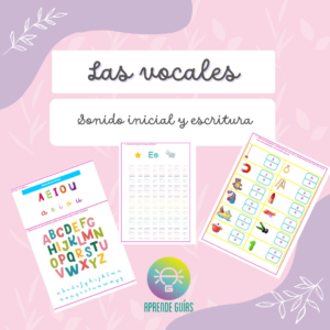 Vocales, sonido inicial y escritura