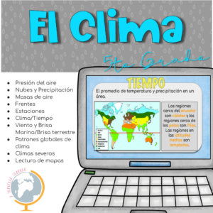 Clima Cuaderno Interactivo Digital