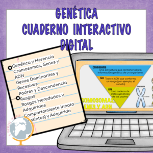 Genética Cuaderno Interactivo Digital
