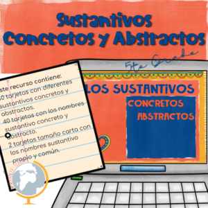 Los Sustantivos Concretos y Abstractos Juego Memoria (Nouns)