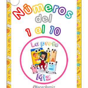 NÚMEROS 1 AL 10 IMPRIMIBLE PARA LLAVERO