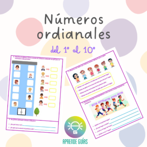 Números ordinales, del primero al décimo