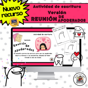 • Actividad de escritura – Versión reunión de apoderados •