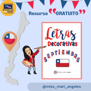Letras Decorativas “Septiembre"