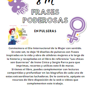 Pulseras Frases Poderosas 8M