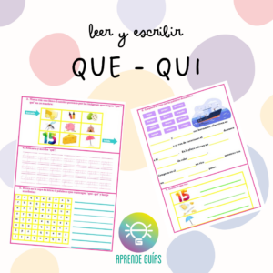Leer y escribir el dígrafo QUE-QUI