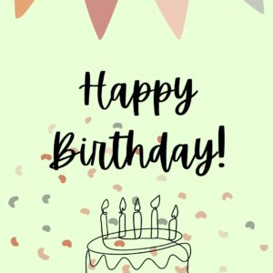 Cumpleaños estilo boho ingles