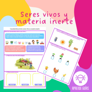 Características de los seres vivos y materia inerte