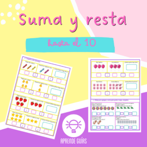 Sumar y restar números hasta el 10